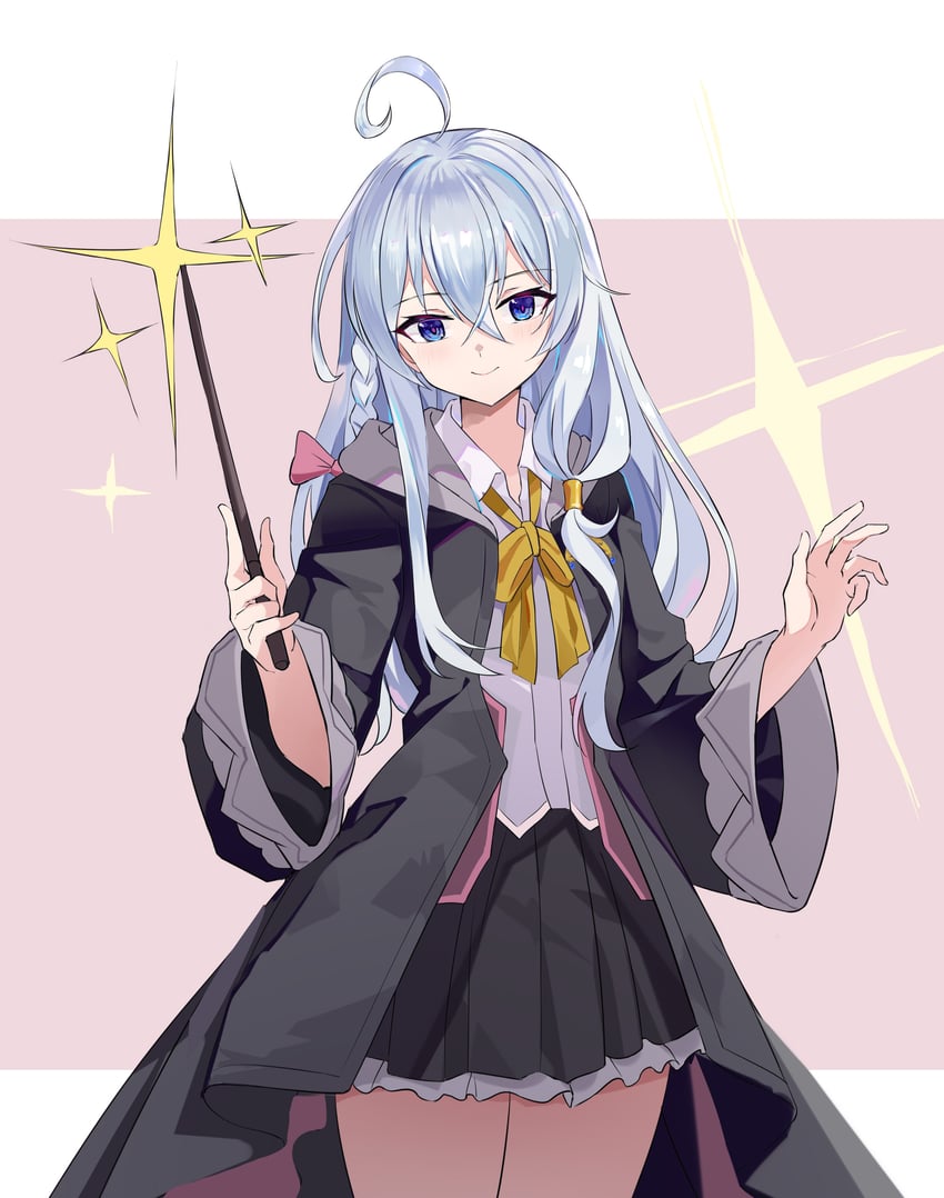 elaina (majo no tabitabi) drawn by xila_qian_tang_shi