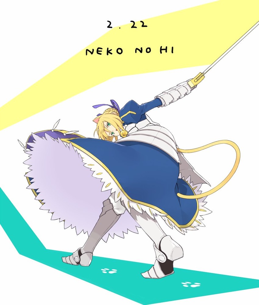artoria pendragon and saber (fate and 1 more) drawn by nakahara_(mu_tation)