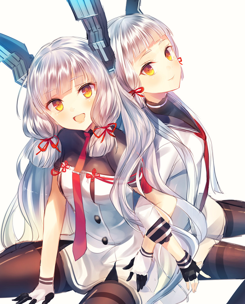 murakumo and murakumo kai ni (kantai collection) drawn by io_enishi
