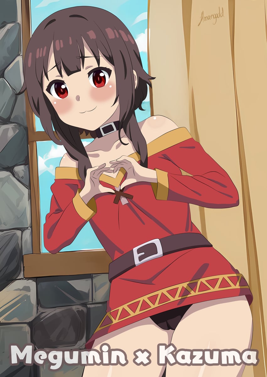megumin (kono subarashii sekai ni shukufuku wo!) drawn by hmangadd
