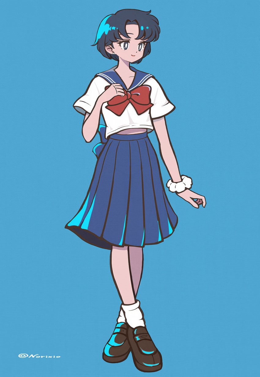mizuno ami (bishoujo senshi sailor moon) drawn by norixio