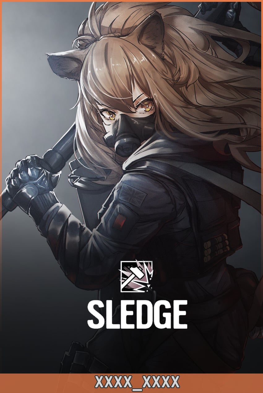 siege and sledge (arknights and 1 more) drawn by fr_(frrrr)
