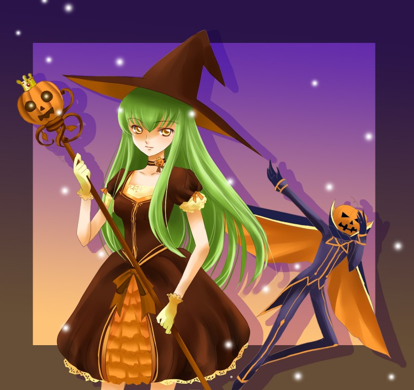 c.c. and zero (code geass) drawn by sinko_(sinsin)