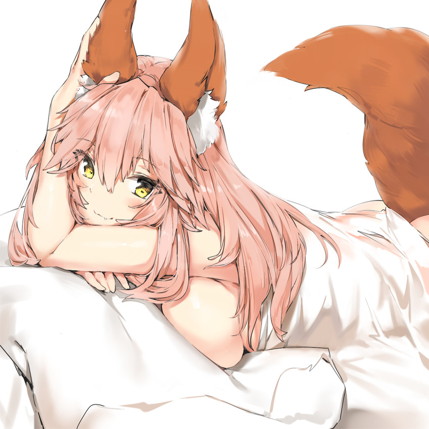tamamo and tamamo no mae (fate and 1 more) drawn by silver_(chenwen)