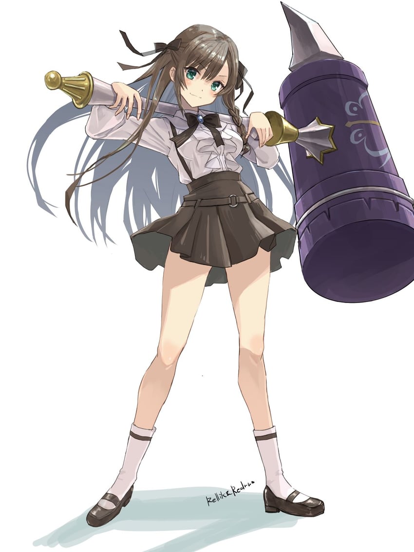 alina clover (guild no uketsukejou desu ga zangyou wa iya nanode boss wo solo toubatsu shiyou to omoimasu) drawn by jun_(rellik_&_redrum)