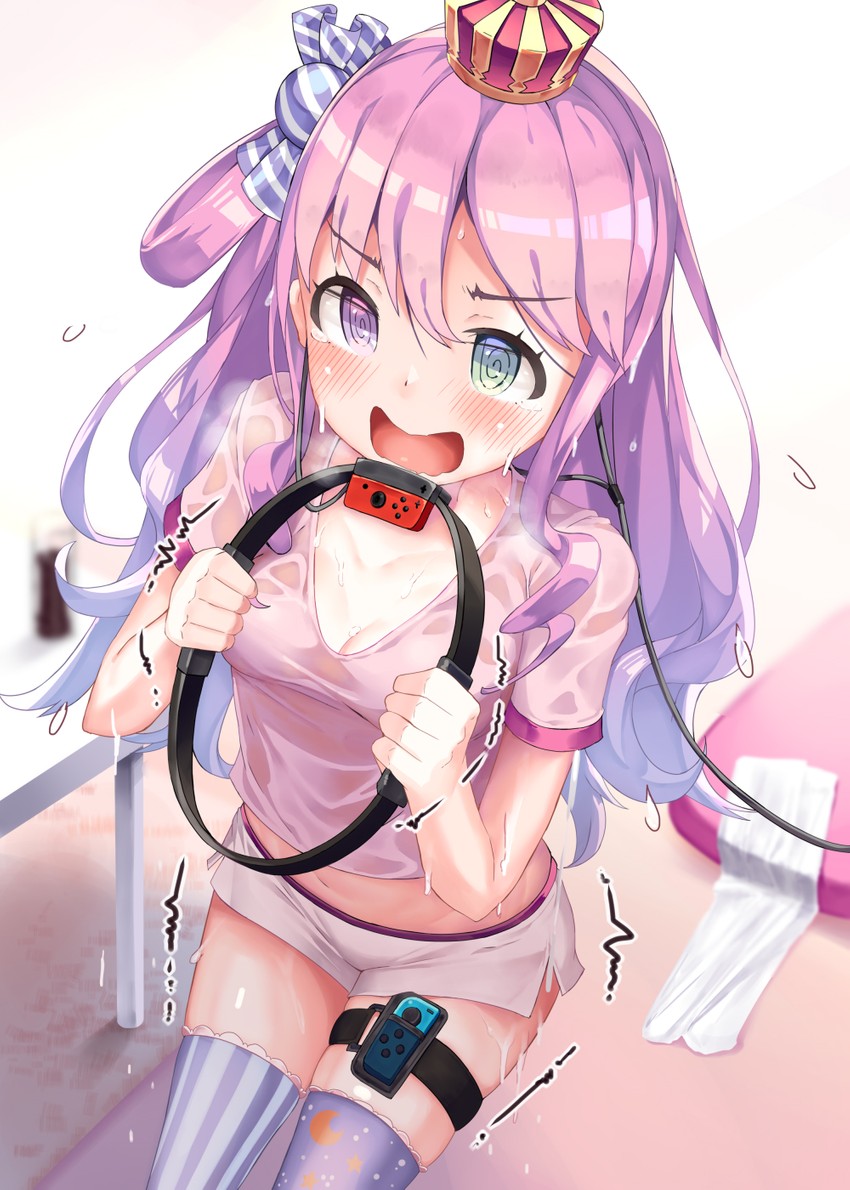 himemori luna (hololive and 2 more) drawn by mogmog