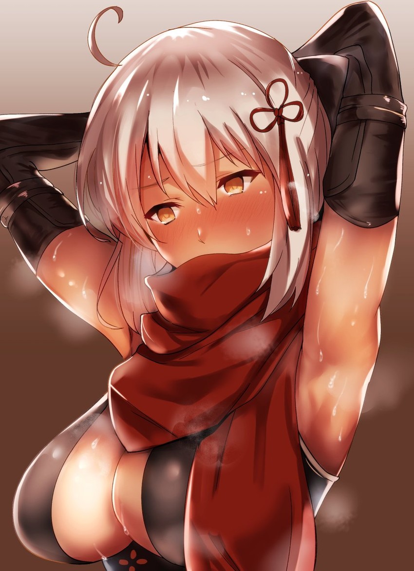 okita souji and okita souji alter (fate and 1 more) drawn by arito_arayuru