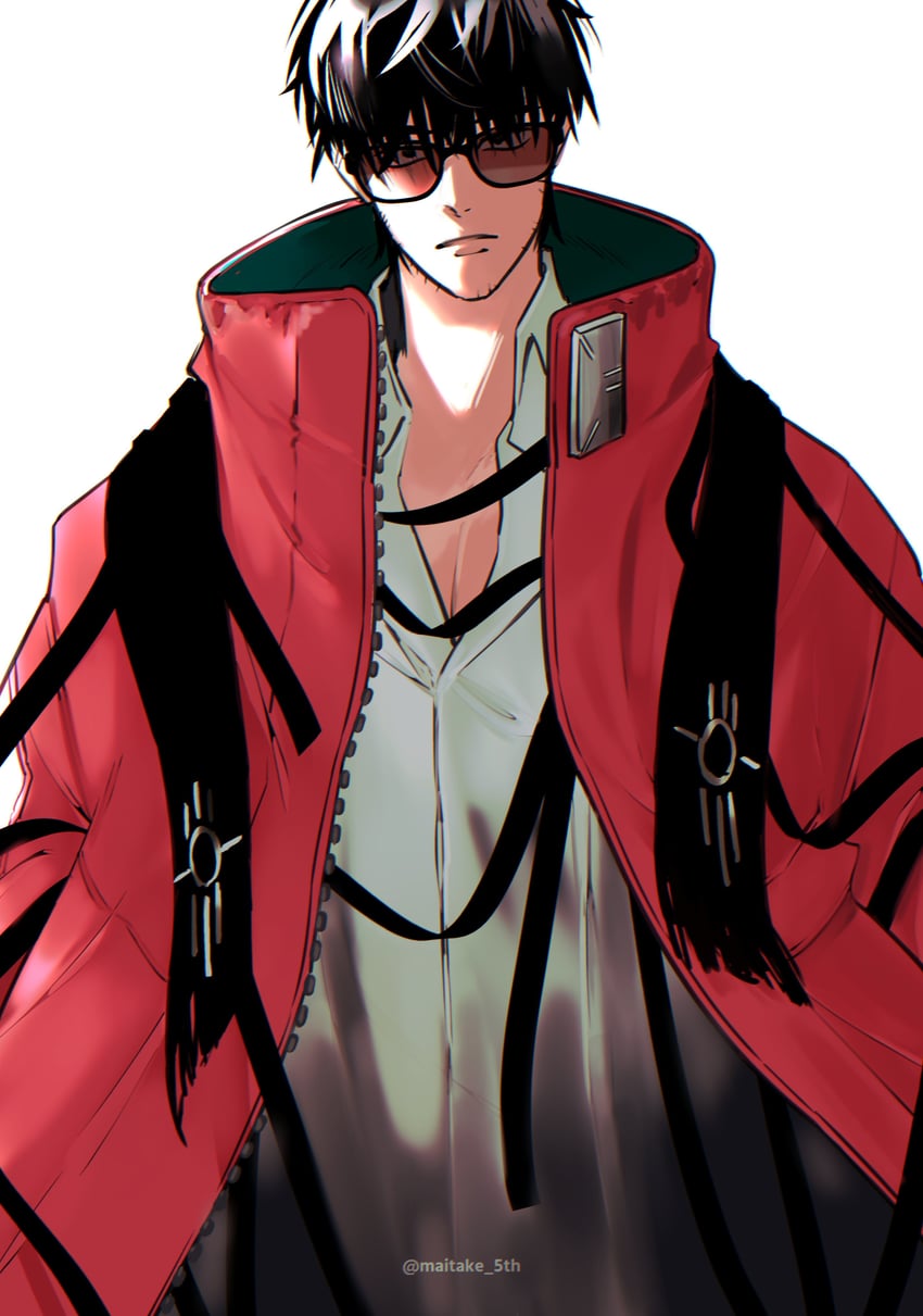 nicholas d. wolfwood (trigun and 1 more) drawn by maitake_5th