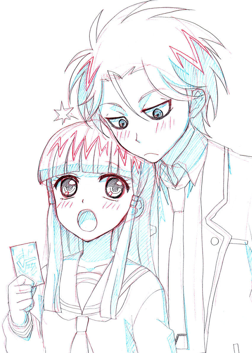 ishida naoki and tobita mai (cardfight!! vanguard) drawn by yuu_(7862260010)