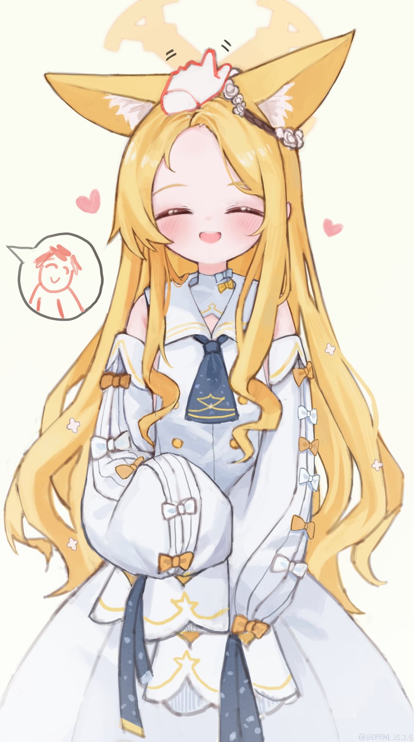 sensei, doodle sensei, and seia (blue archive) drawn by akizuki_kawakaze