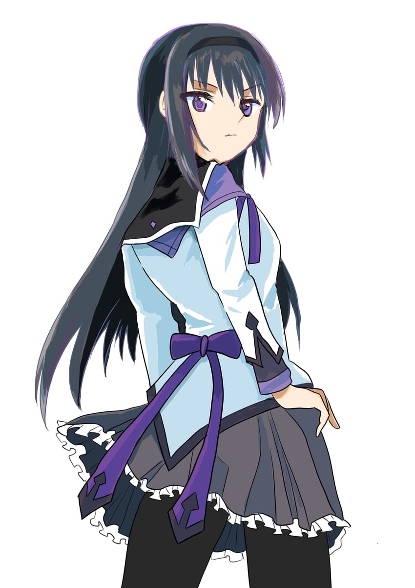 akemi homura (mahou shoujo madoka magica) drawn by yamai_(fjeopswvjrrpwmf)