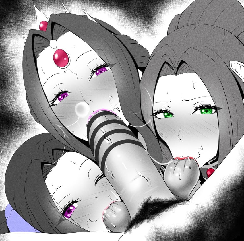 melty q melromarc, malty s melromarc, and mirelia q melromarc (tate no yuusha no nariagari) drawn by kmvt