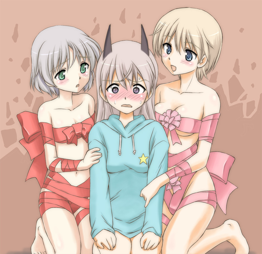 sanya v. litvyak, eila ilmatar juutilainen, and nikka edvardine katajainen (world witches series and 2 more) drawn by mirutsu_(milts)