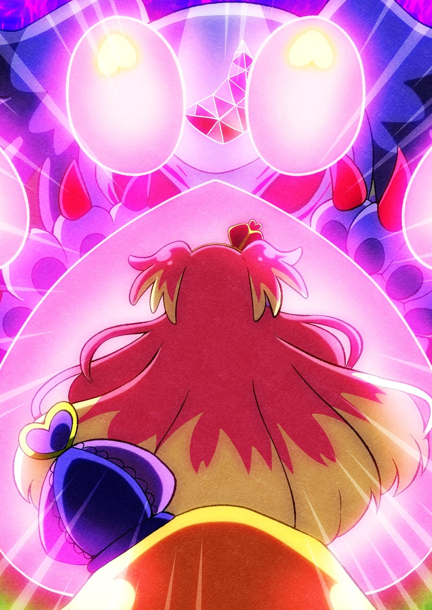 inukai komugi, inukai iroha, cure wonderful, and cure friendy (precure and 1 more) drawn by @est@