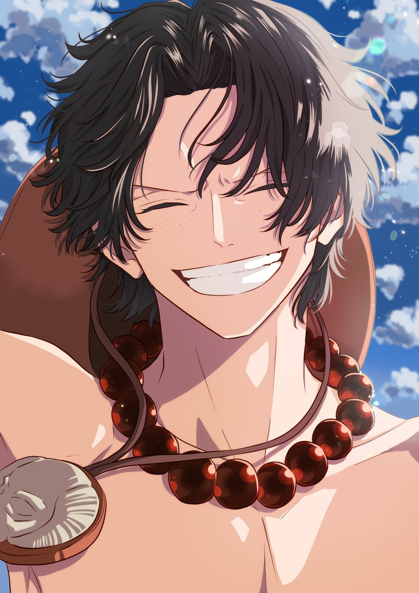 portgas d. ace (one piece) drawn by bry_s