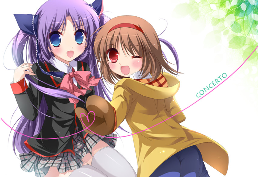 tsukimiya ayu and sasasegawa sasami (little busters! and 2 more) drawn by asahina_yori
