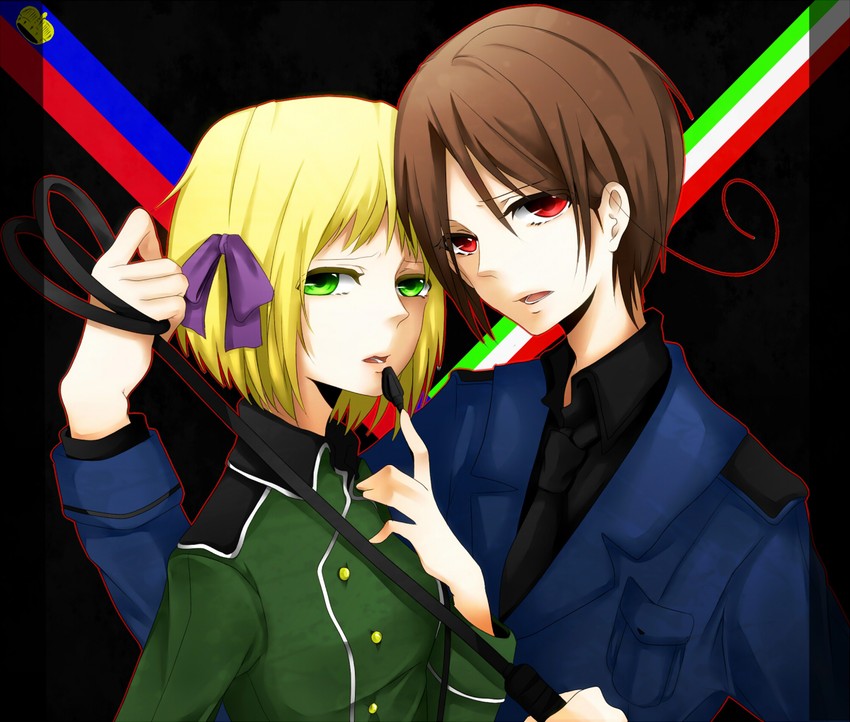 northern italy and liechtenstein (axis powers hetalia) drawn by zaki127