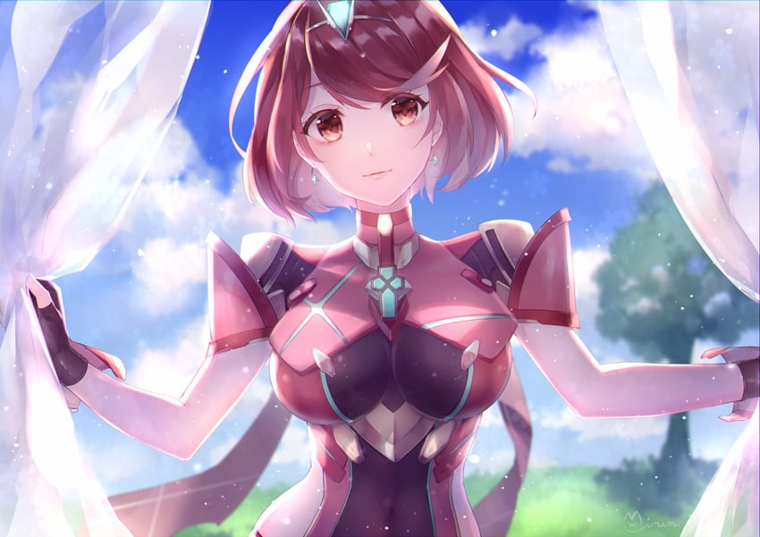pyra (xenoblade chronicles and 1 more) drawn by comumo