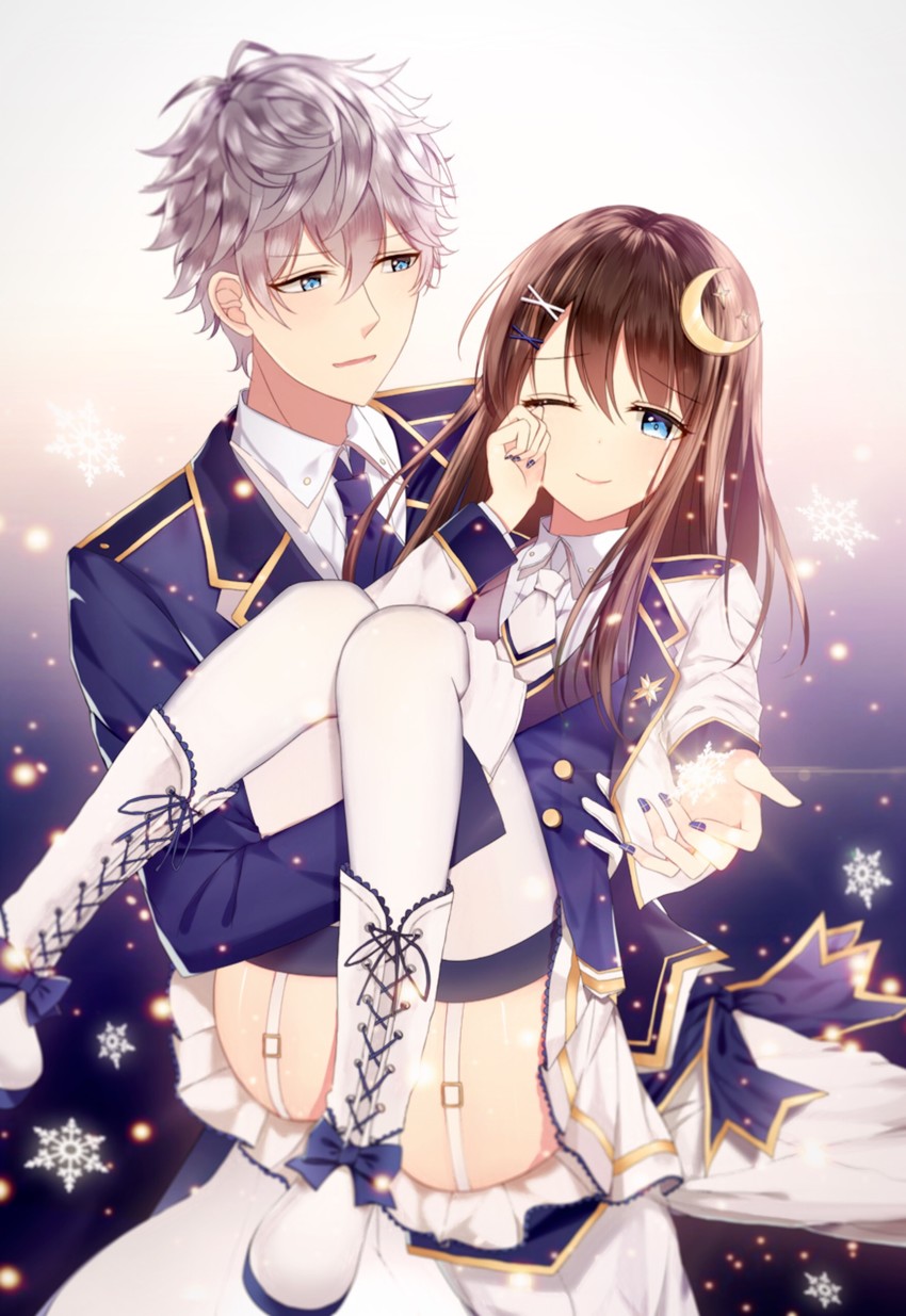 anzu and sena izumi (ensemble stars!) drawn by junpaku_karen