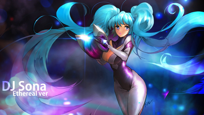 sona and dj sona (league of legends) drawn by nal_(nal's_pudding)