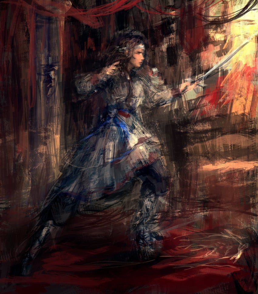 arya stark (a song of ice and fire) drawn by all_lee24