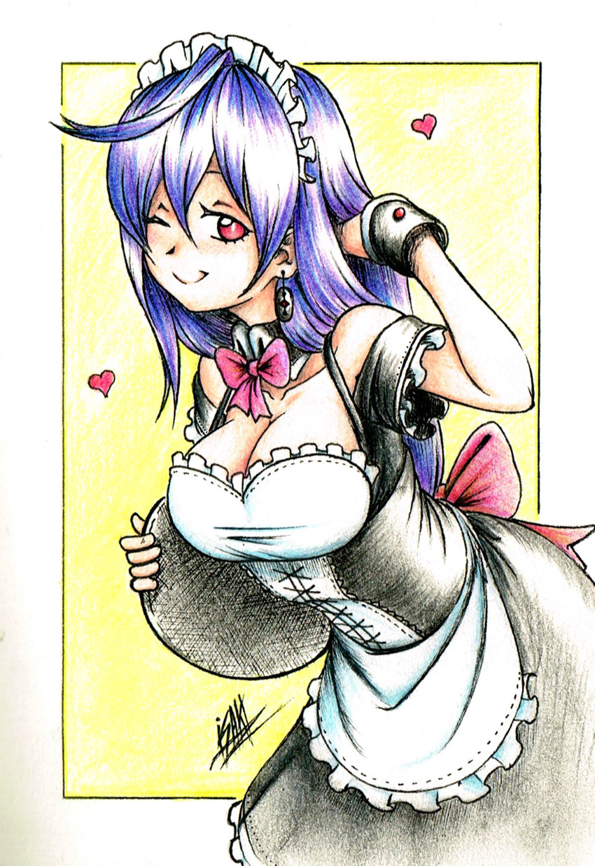 iris heart and pururut (neptune) drawn by isaki_tanaka