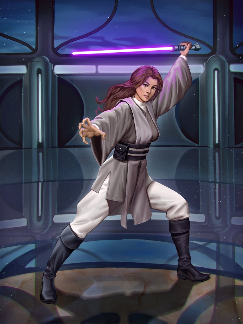 jaina solo (star wars) drawn by shoguneagle
