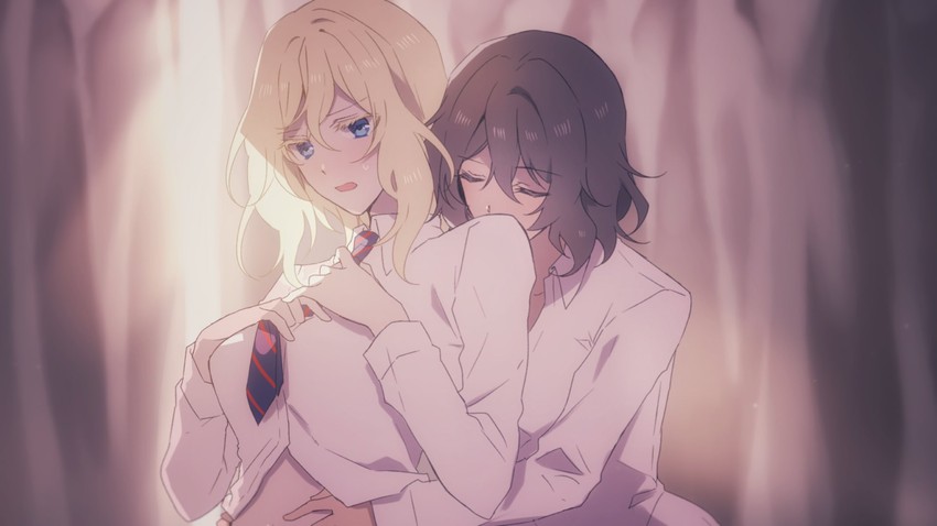 andou and oshida (girls und panzer) drawn by amazuki_jou
