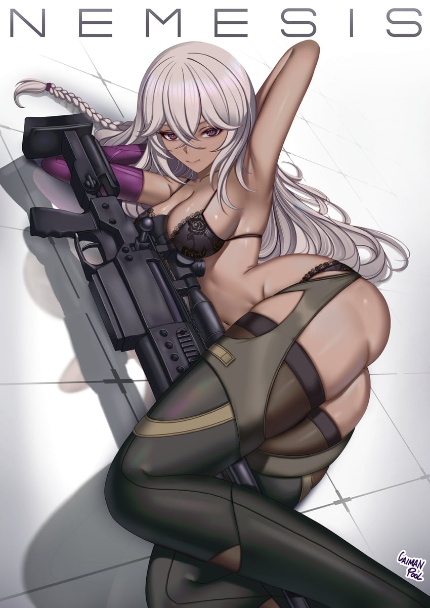 nemesis (girls' frontline and 1 more) drawn by caiman_pool