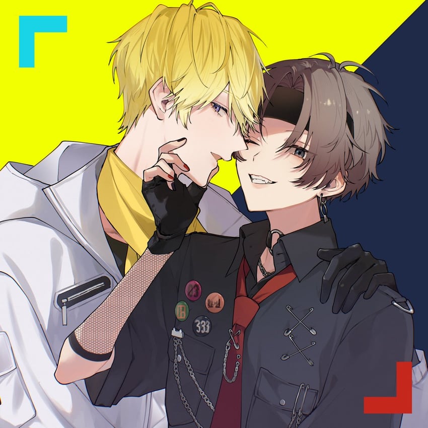 sonny brisko and alban knox (nijisanji and 1 more) drawn by roro_(roro32b)