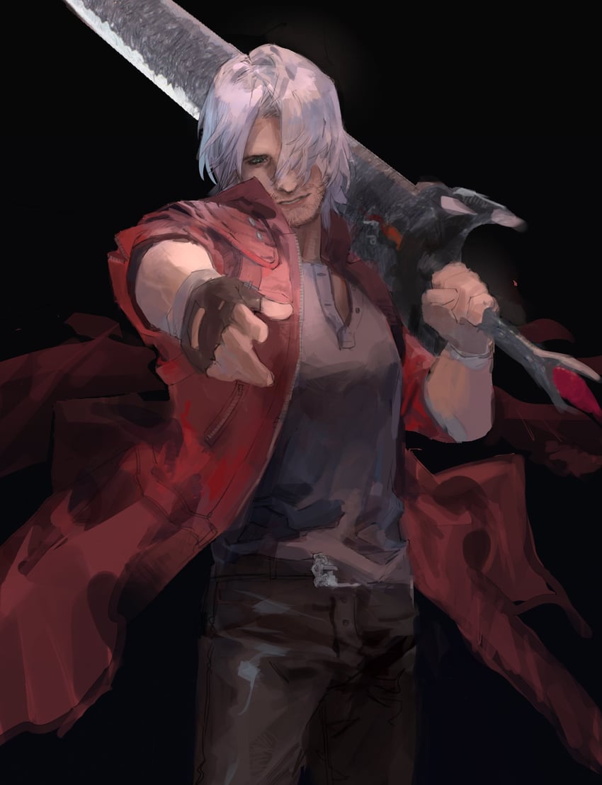 dante (devil may cry and 1 more) drawn by limiicirculate