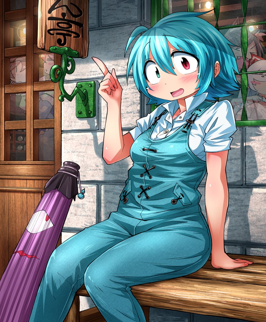 fujiwara no mokou, saigyouji yuyuko, tatara kogasa, mystia lorelei, and imaizumi kagerou (touhou) drawn by shimizu_pem
