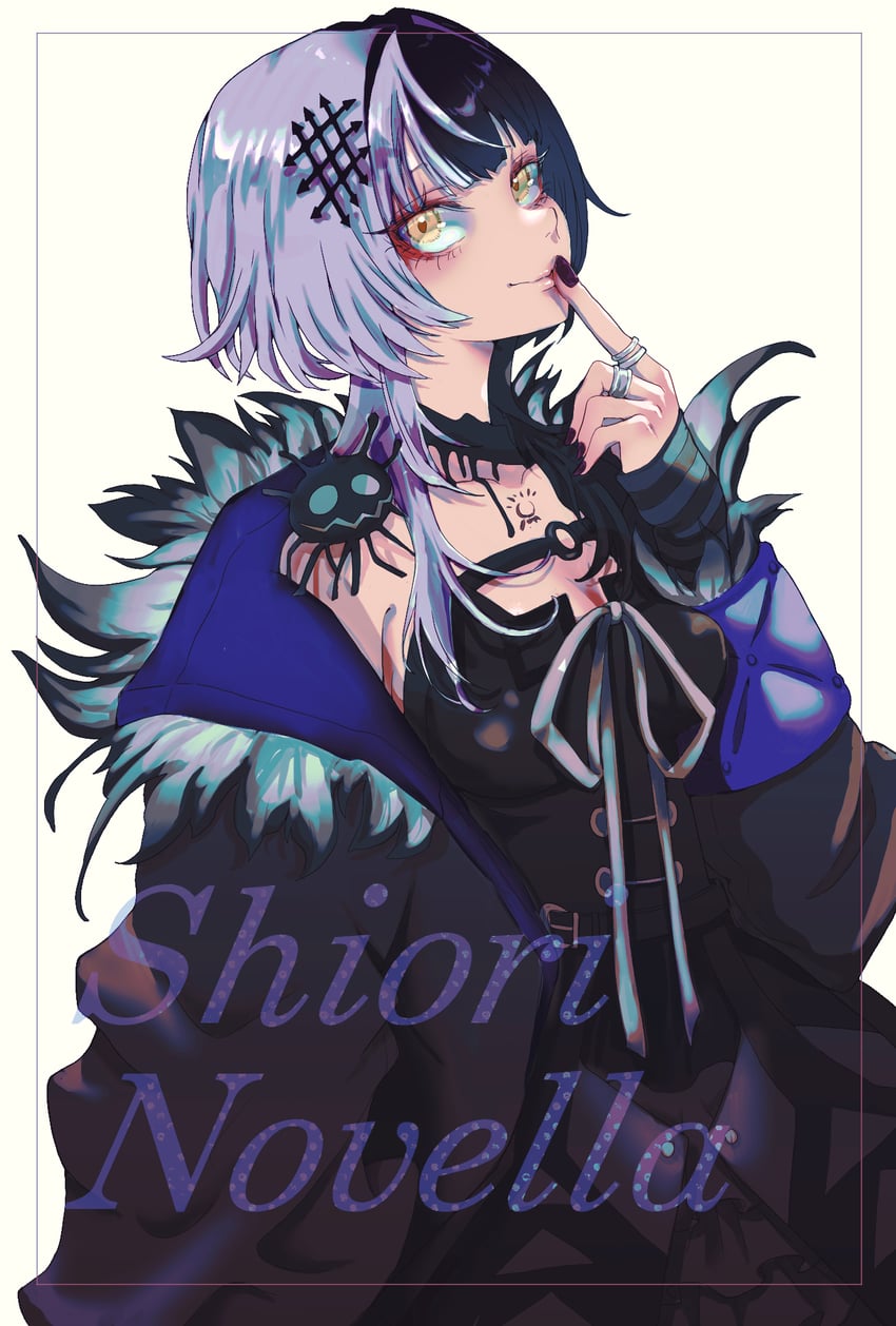 shiori novella and yorick (hololive and 1 more) drawn by s0ul20