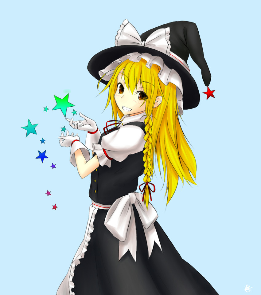 kirisame marisa (touhou) drawn by scwibbles