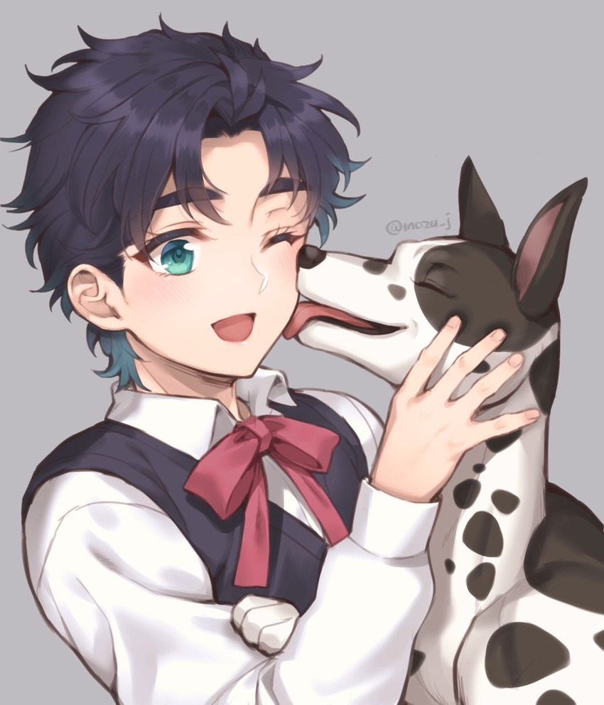 jonathan joestar and danny (jojo no kimyou na bouken and 1 more) drawn by nerune_j