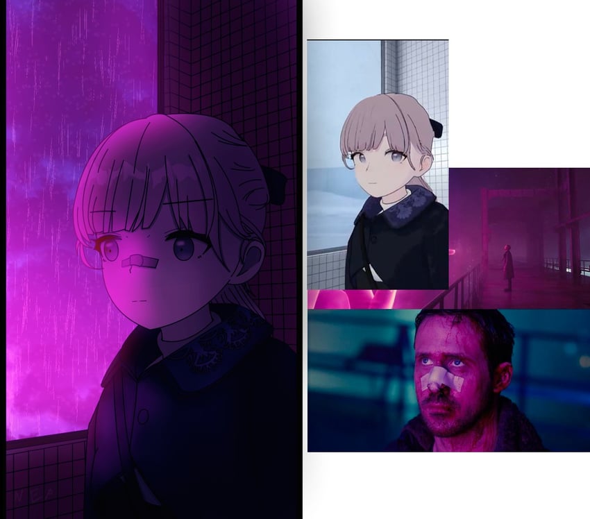 lapwing, k, and ryan gosling (vrchat and 2 more) drawn by nepfoman
