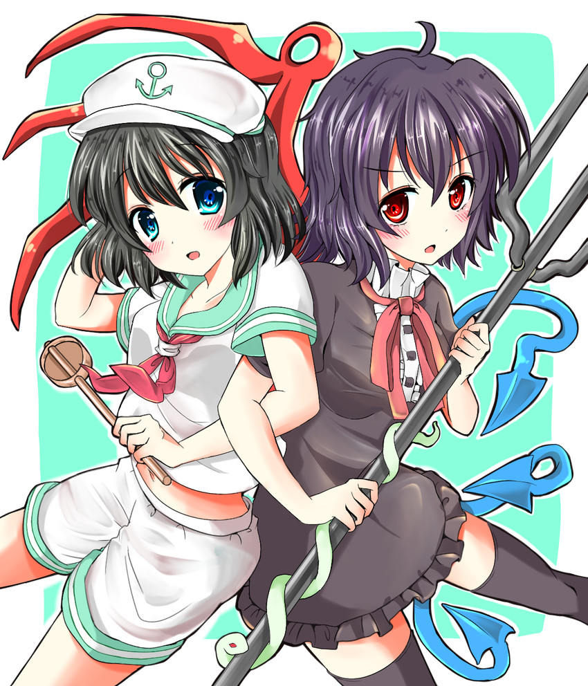 houjuu nue and murasa minamitsu (touhou) drawn by ramudia_(lamyun)
