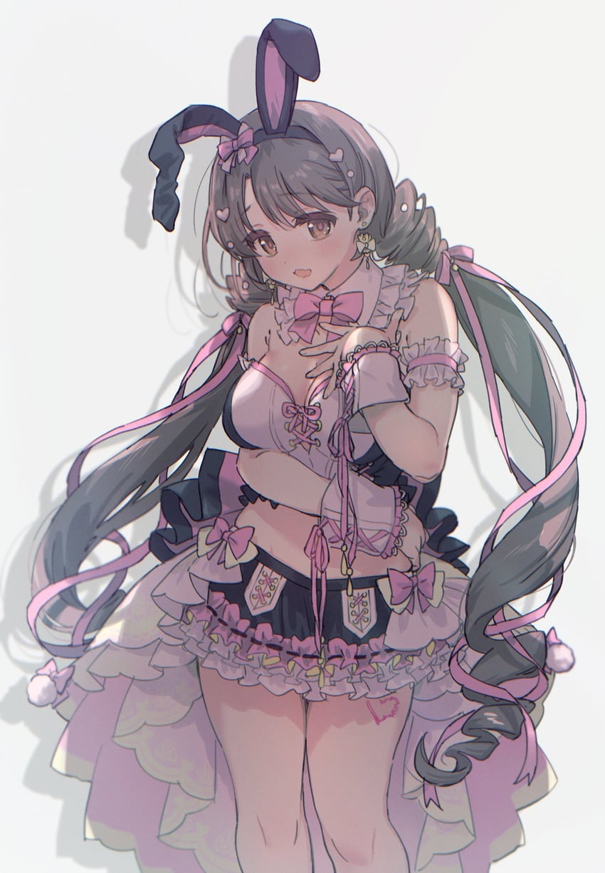 shimamura uzuki (idolmaster and 1 more) drawn by nanonin