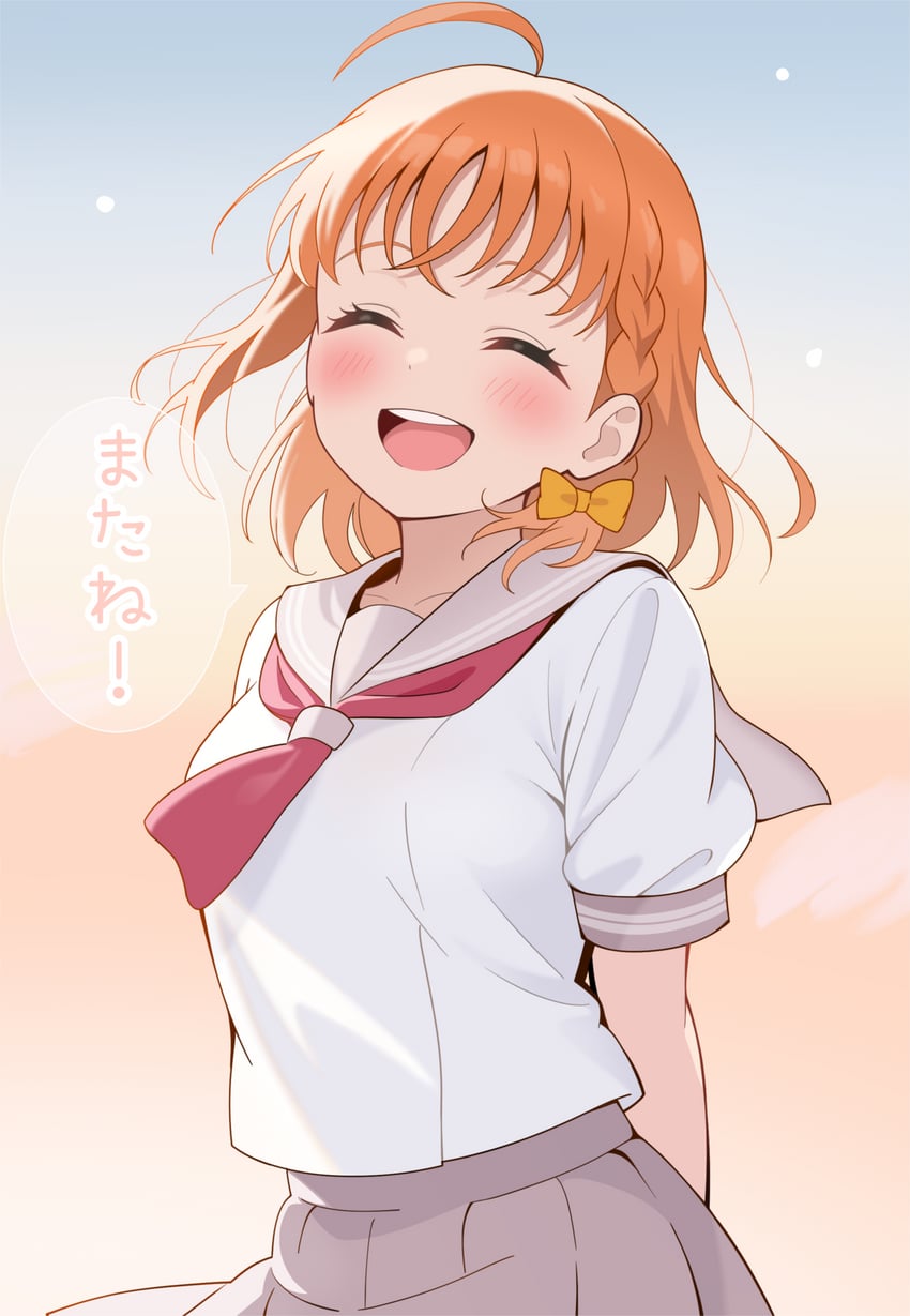 takami chika (love live! and 1 more) drawn by daito_(daitooekakiaka)