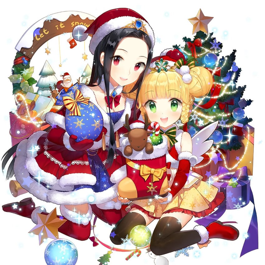 artoria pendragon, saber, clarice lapis, and sapphire emerald (uchi no hime-sama ga ichiban kawaii) drawn by salt_(salty)