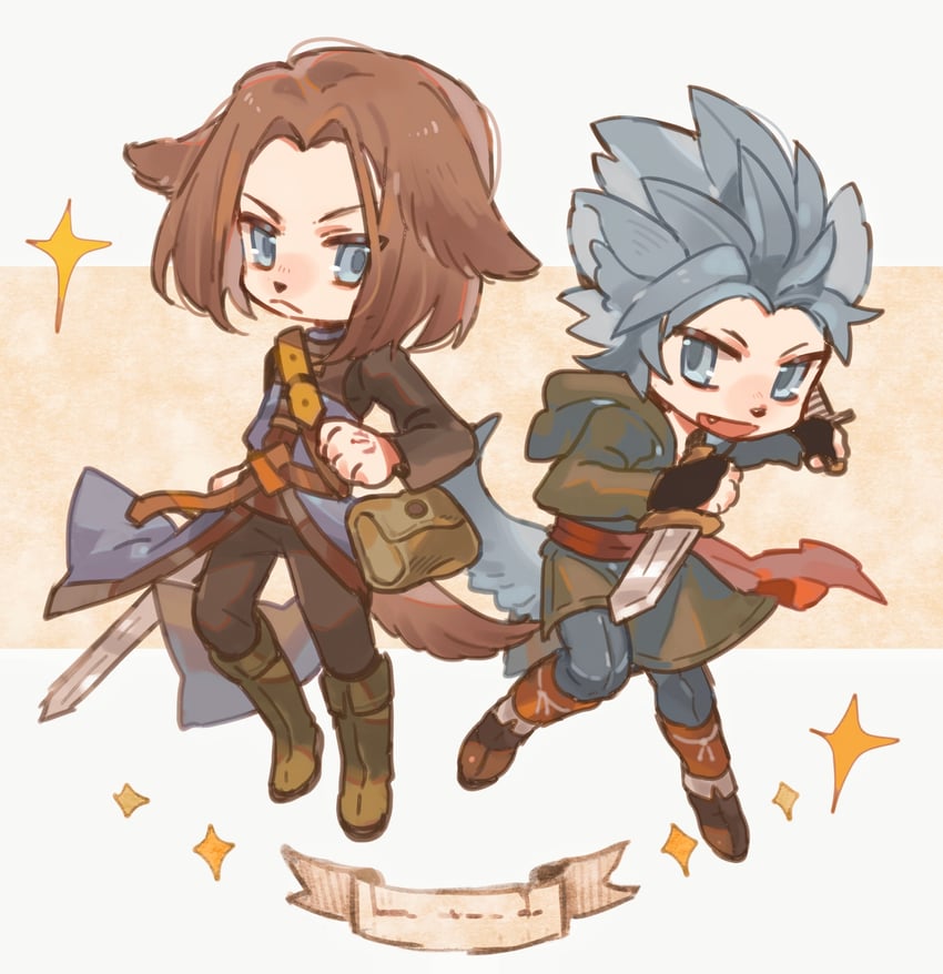 hero and camus (dragon quest and 1 more) drawn by tie_fei_wu_mang_dashuai