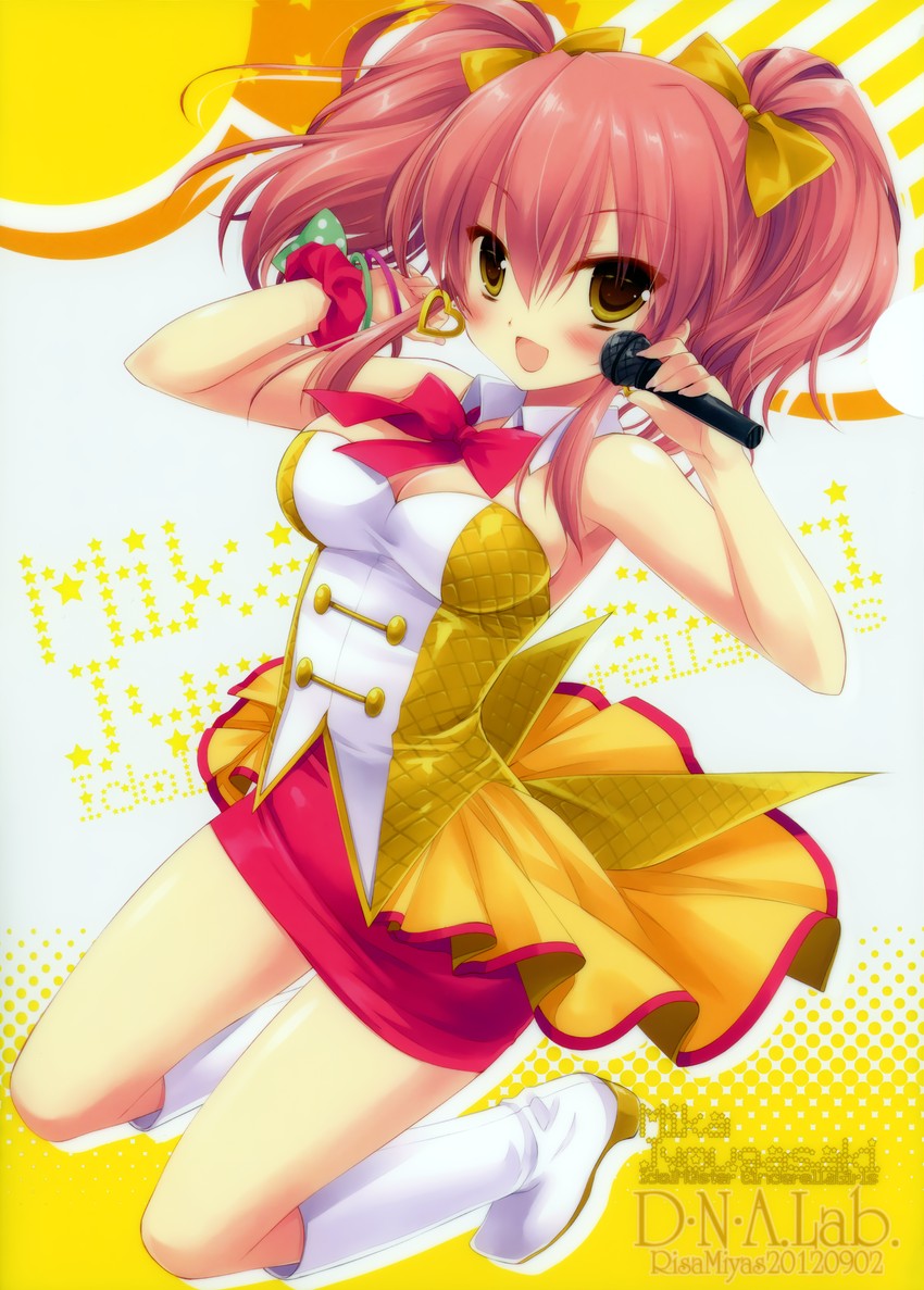 jougasaki mika (idolmaster and 1 more) drawn by miyasu_risa