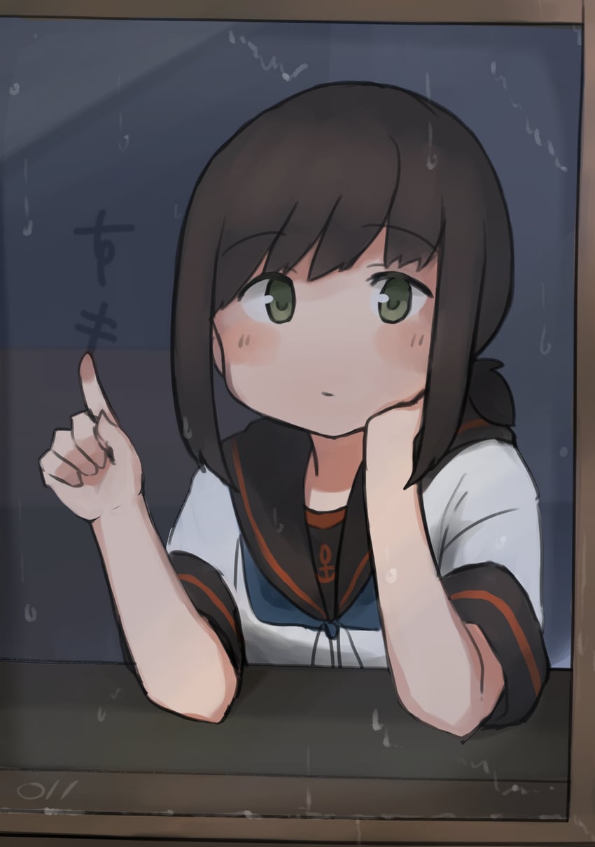 fubuki and fubuki kai ni (kantai collection) drawn by ma_rukan