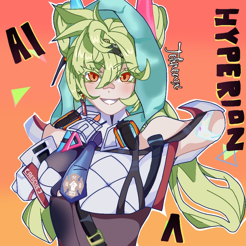 galo thymos and ai hyperion lambda (original and 3 more) drawn by texhei.q