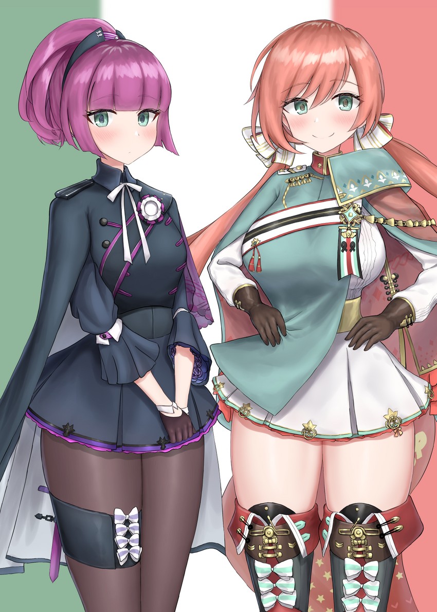carcano m1891 and carcano m91/38 (girls' frontline) drawn by nezumi7983