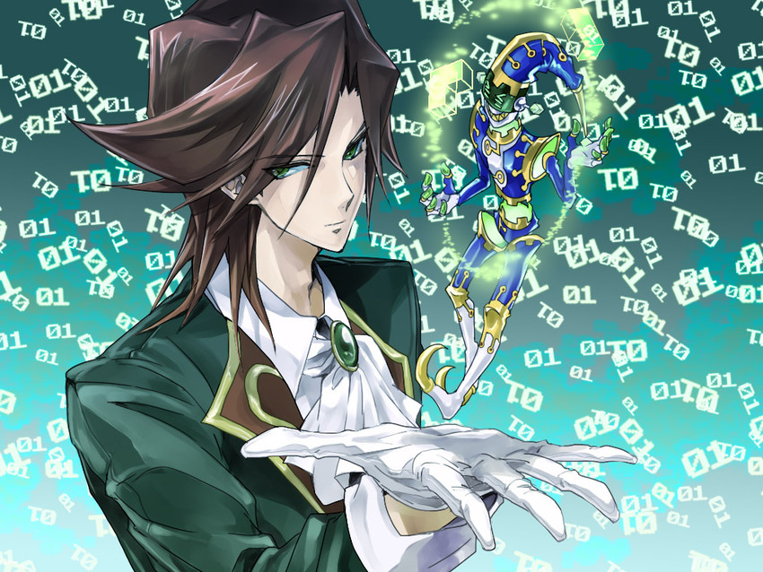divine and krebons (yu-gi-oh! and 1 more) drawn by yukowa_(kari)