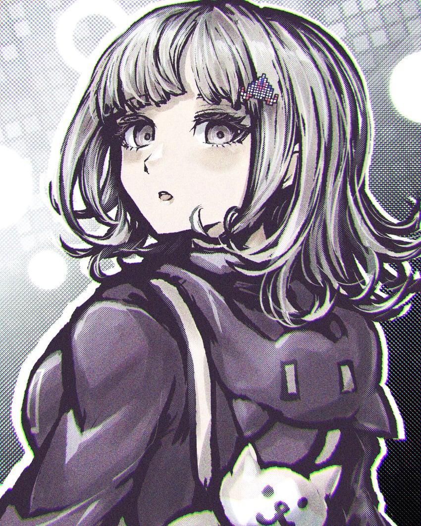 nanami chiaki (danganronpa and 2 more) drawn by tsukihi_shida