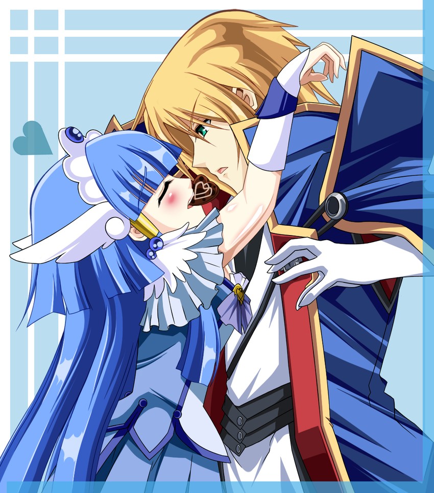 aoki reika, cure beauty, and jin kisaragi (precure and 2 more) drawn by eien_no_kurayami
