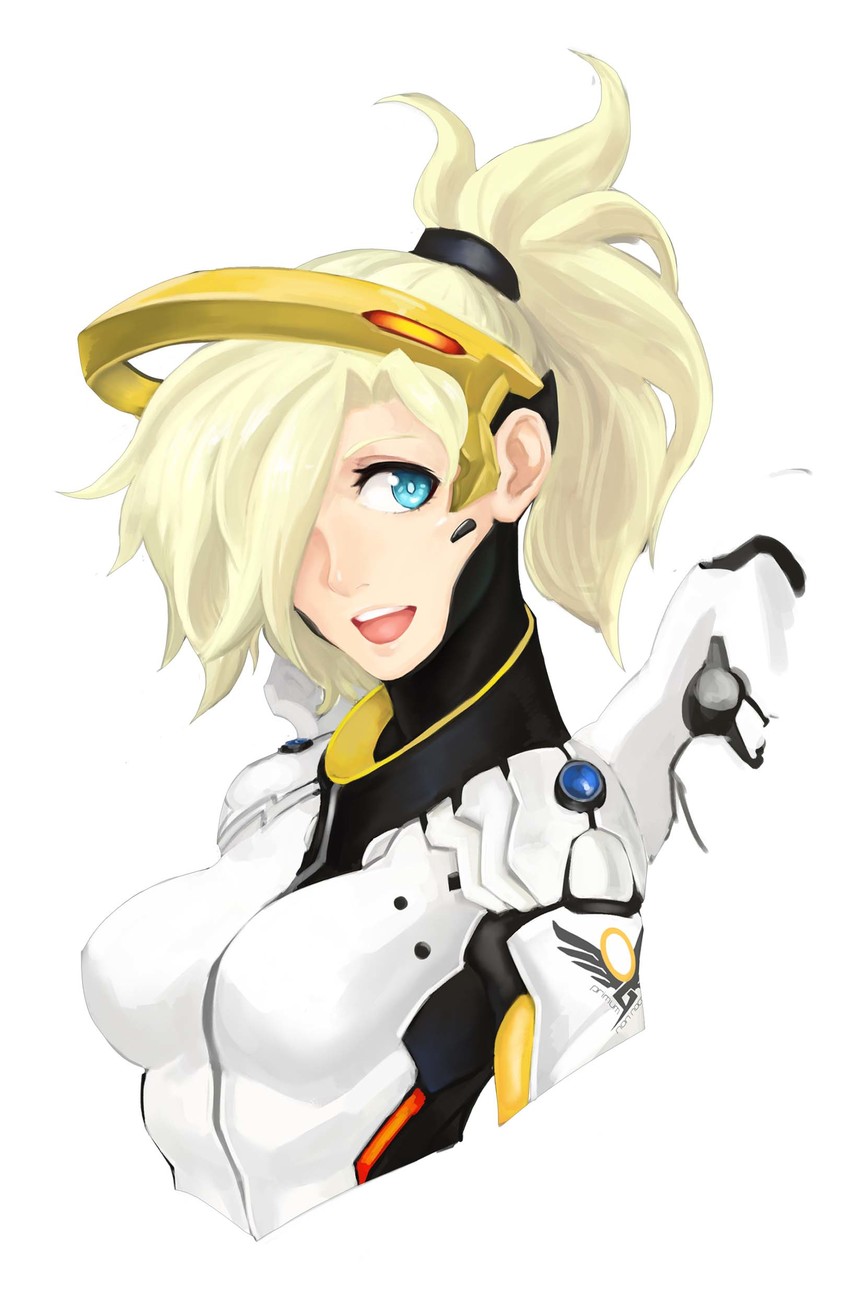 mercy (overwatch and 1 more) drawn by aino_chuan_daoshi