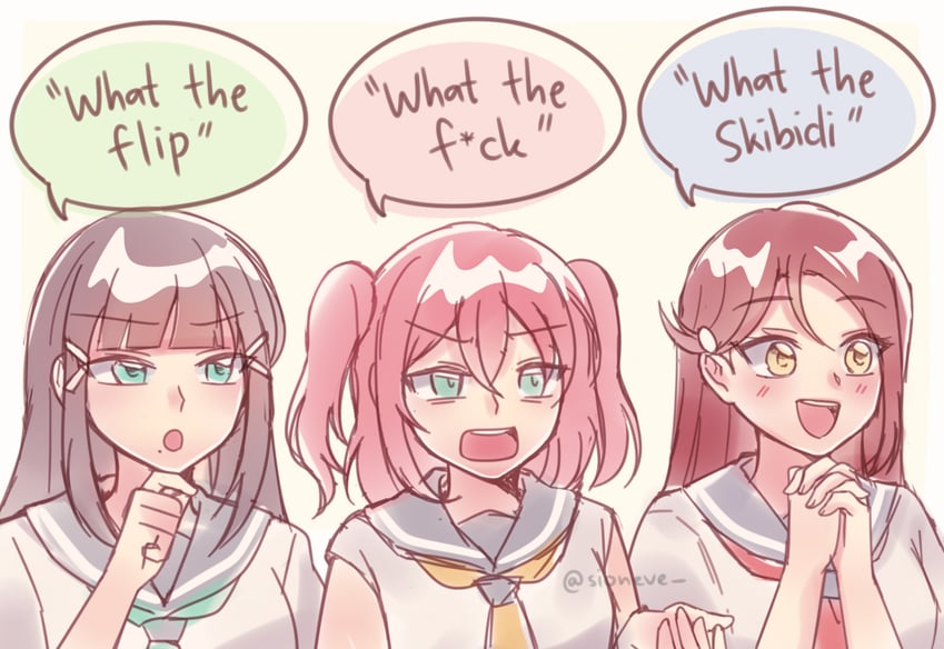 sakurauchi riko, kurosawa dia, and kurosawa ruby (love live! and 1 more) drawn by sioneve